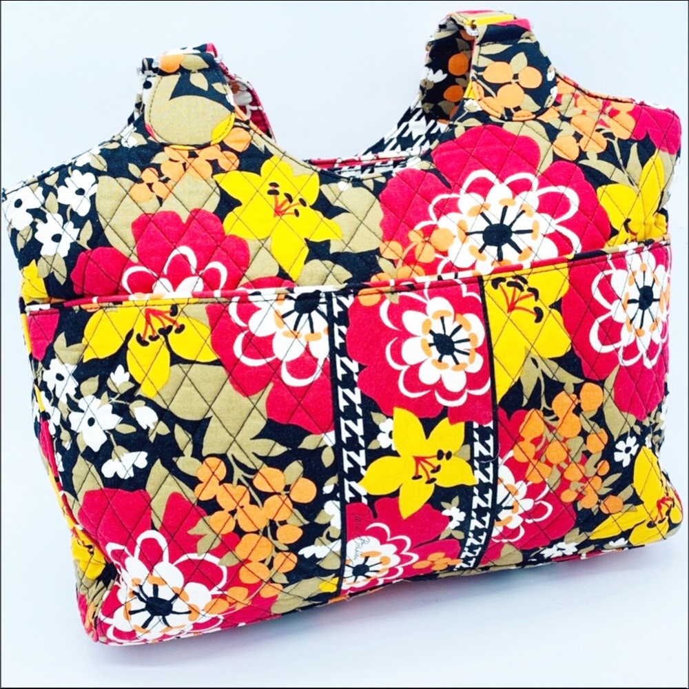 Vera Bradley Large floral Tote Shoulder Bag